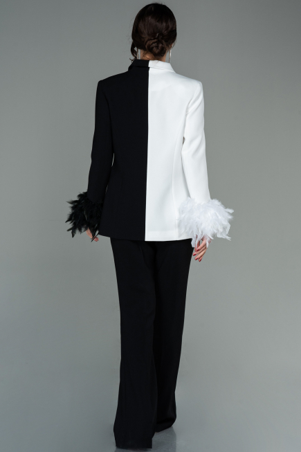 Tenue de Soirée Blanc-Noir SN334