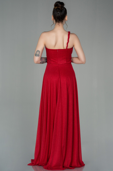 Robe de Soirée Longue Rouge ABU2834