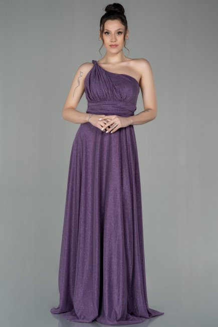Robe de Soirée Longue Lavande ABU2834
