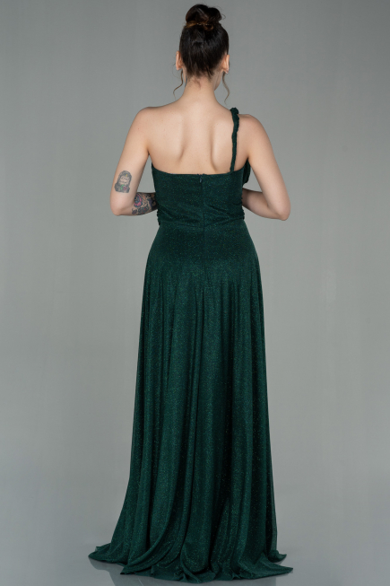Robe de Soirée Longue Émeraude ABU2834