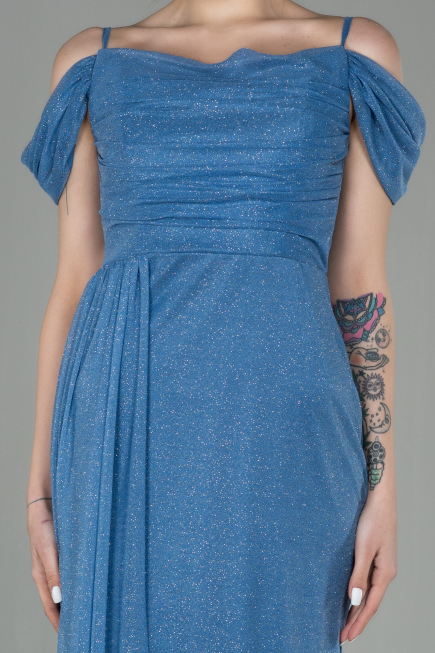 Robe de Soirée Longue Indigo ABU2835
