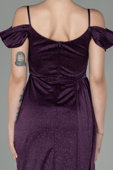 Robe de Soirée Longue Violet ABU2835