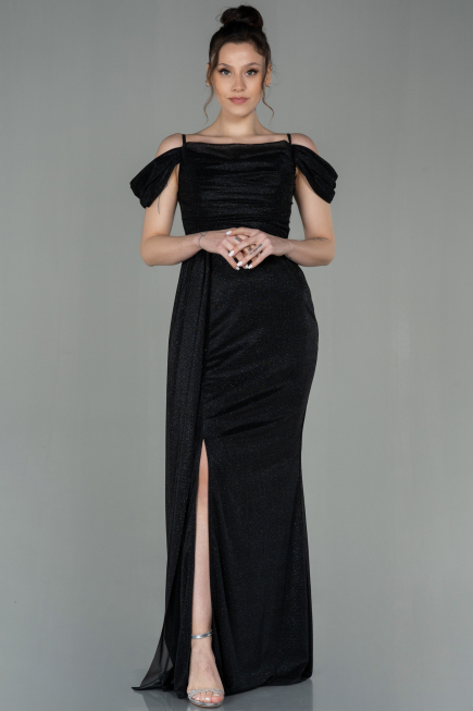 Robe de Soirée Longue Noir ABU2835