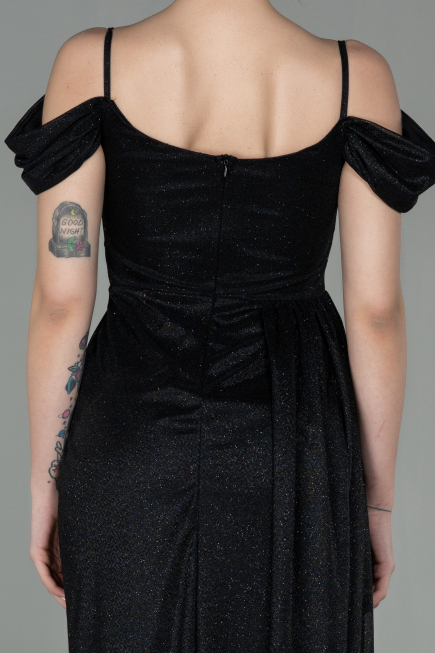 Robe de Soirée Longue Noir ABU2835