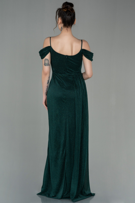 Robe de Soirée Longue Émeraude ABU2835