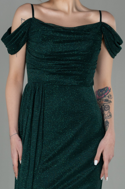 Robe de Soirée Longue Émeraude ABU2835