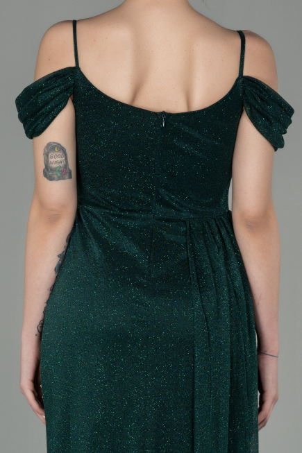 Robe de Soirée Longue Émeraude ABU2835