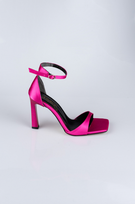 Chaussure de soirée Satin Fushia AB700
