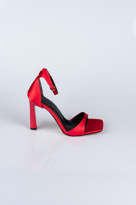 Chaussure de soirée Satin Rouge AB700