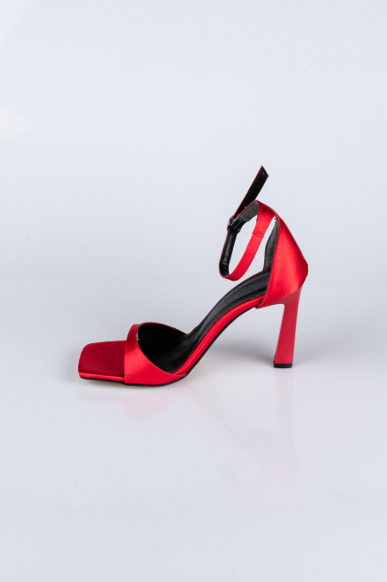 Chaussure de soirée Satin Rouge AB700