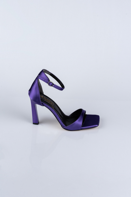 Chaussure de soirée Satin Violet AB700
