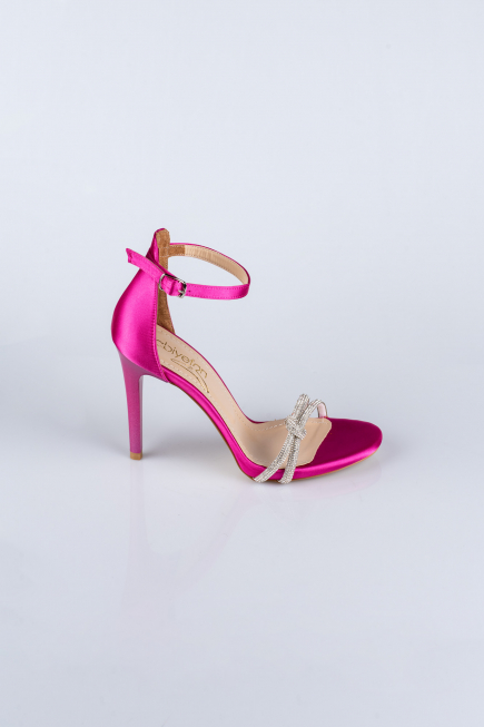 Chaussure de soirée Satin Fushia ABS1915