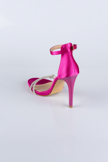 Chaussure de soirée Satin Fushia ABS1915