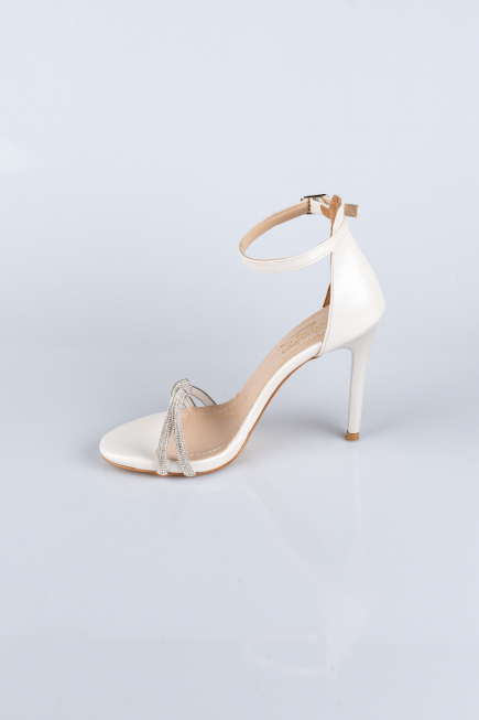 Chaussure de soirée Satin Beige ABS1915