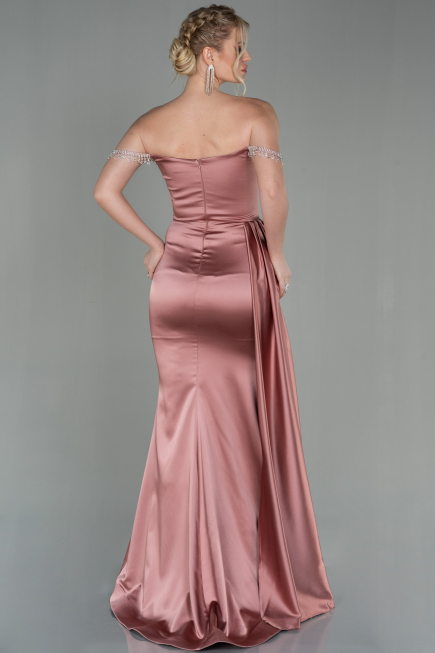 Robe De Soirée Satin Longue Pelure D'oignon ABU2618