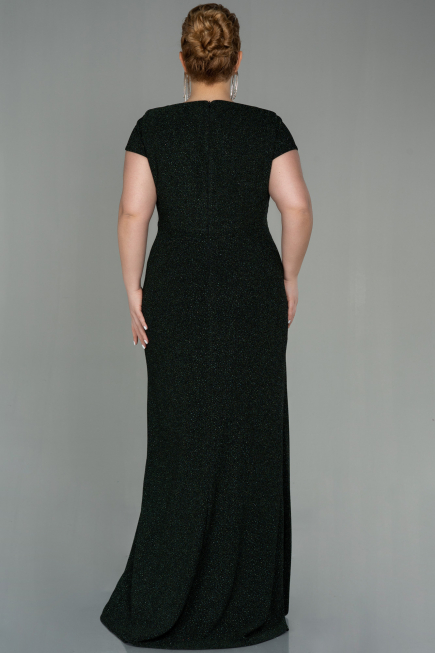 Robe de Soirée Grande Taille Longue Émeraude ABU2870
