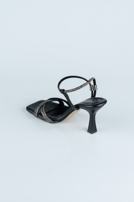Chaussure de soirée Cuir Noir ABD1106