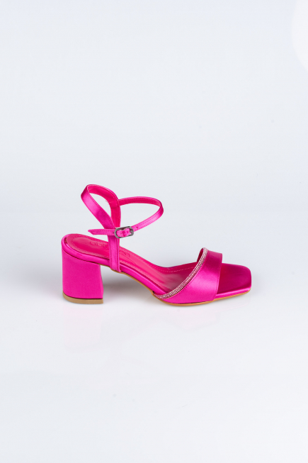 Chaussure de soirée Satin Fushia ABS1107