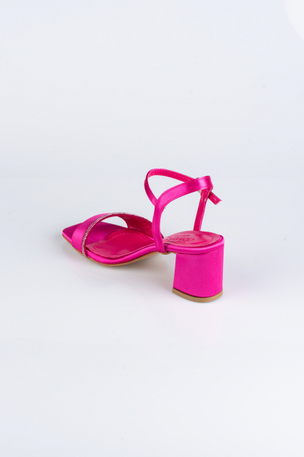 Chaussure de soirée Satin Fushia ABS1107