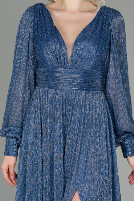 Robe de Soirée Longue Indigo ABU2905