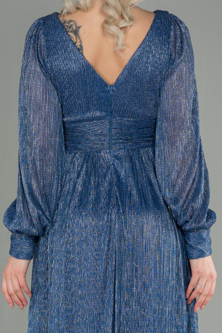 Robe de Soirée Longue Indigo ABU2905