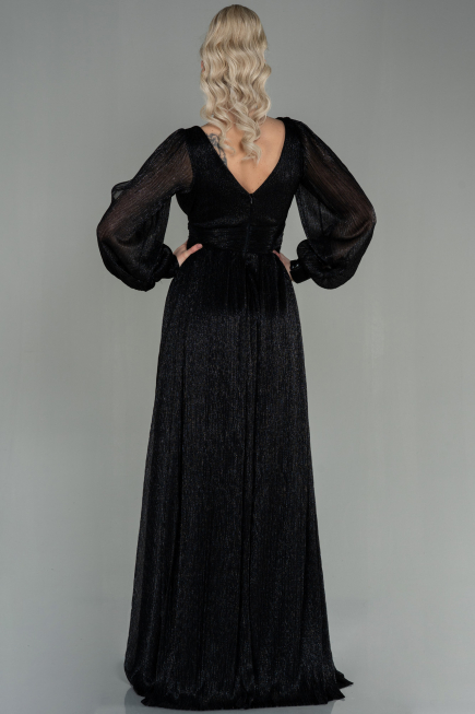 Robe de Soirée Longue Noir ABU2905
