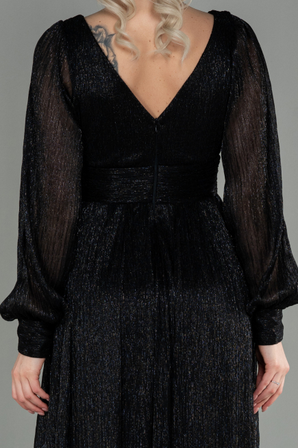 Robe de Soirée Longue Noir ABU2905