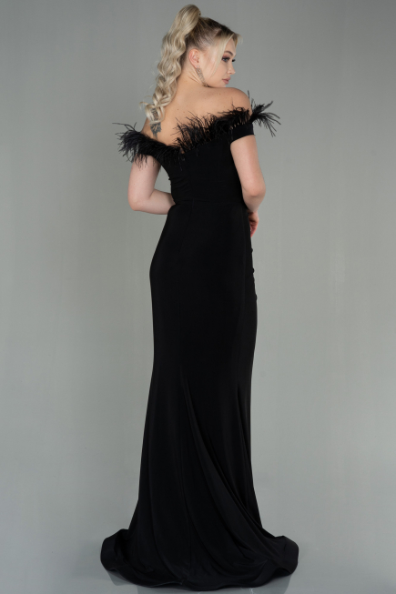 Robe de Soirée Longue Noir ABU2906