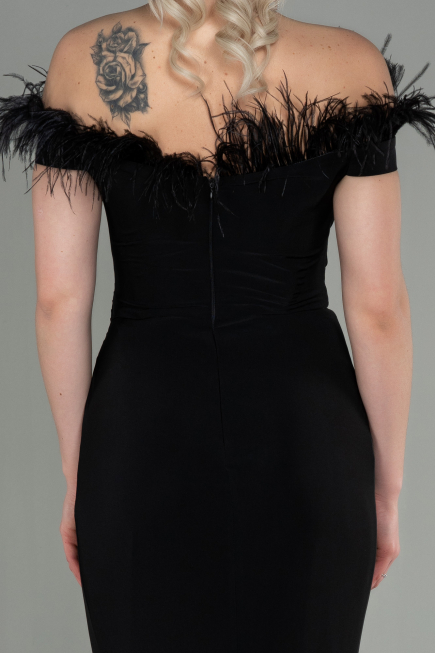 Robe de Soirée Longue Noir ABU2906