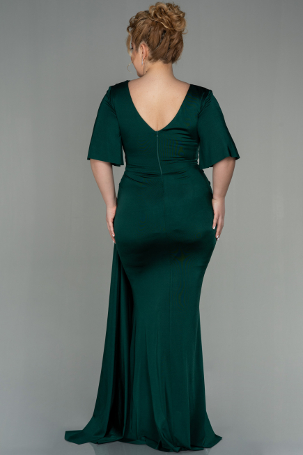 Robe Grande Taille Longue Émeraude ABU2441