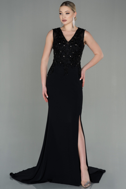 Robe de Soirée Longue Noir ABU2950