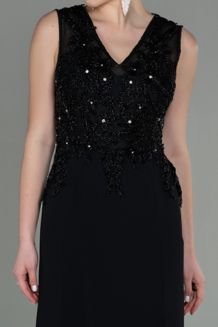 Robe de Soirée Longue Noir ABU2950