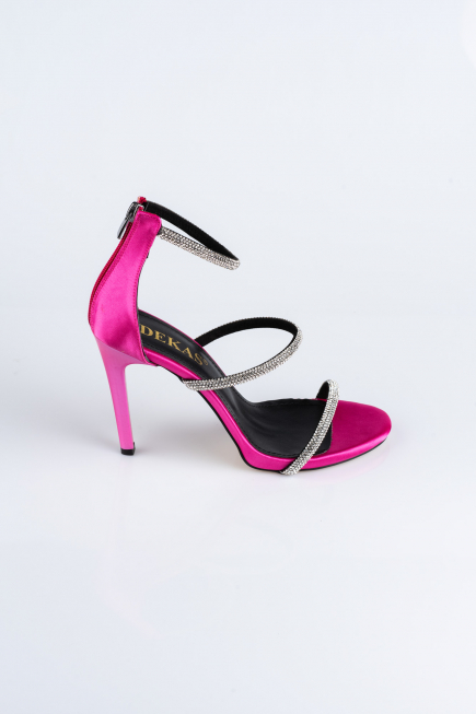 Chaussure De Soirée Satin Fushia AB2001