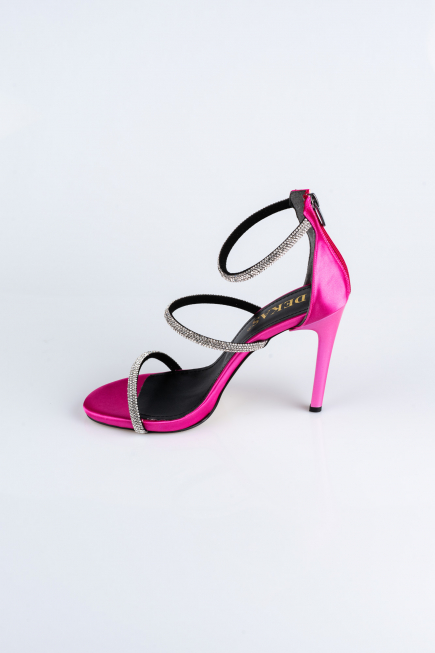 Chaussure De Soirée Satin Fushia AB2001