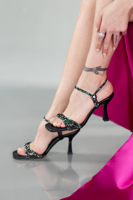 Chaussure de soirée Cuir Noir ABD1106
