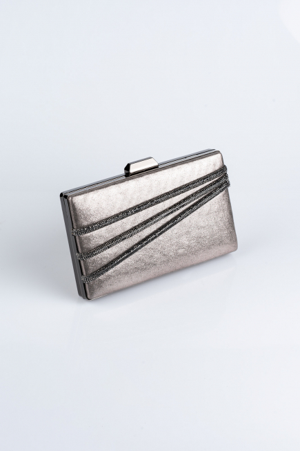 Sac de Soirée Luxe Plâtre Platine SH819