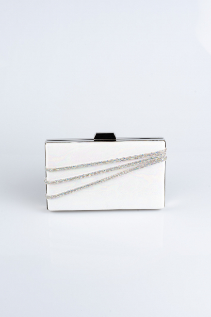 Sac de Soirée Luxe Plâtre Nacre SH819