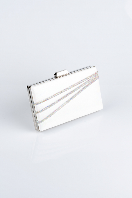 Sac de Soirée Luxe Plâtre Nacre SH819