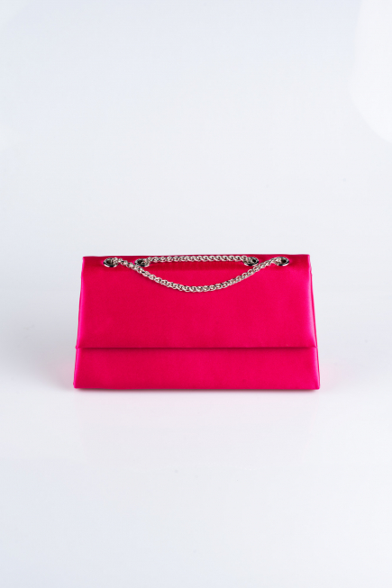 Sac de Soirée Luxe Satin Fushia SH818