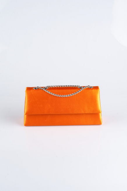 Sac de Soirée Luxe Satin Orange SH818
