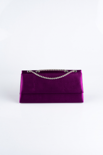 Sac de Soirée Luxe Satin Violet SH818
