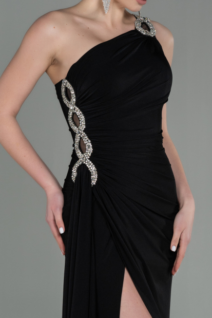 Robe de Soirée Longue Noir ABU2964