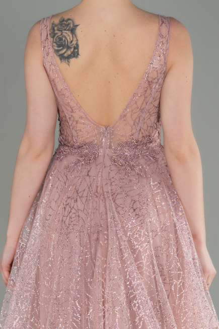 Robe De Soirée Longue Poudre ABU2131