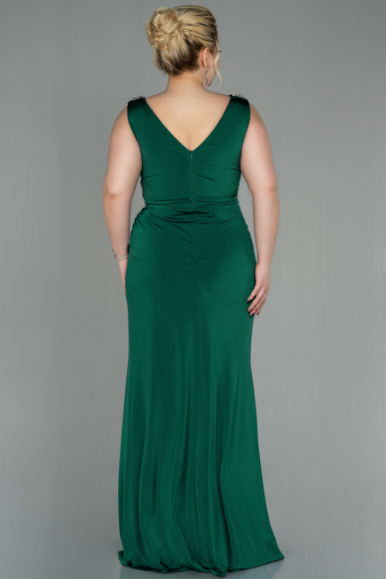 Robe Grande Taille Longue Émeraude ABU2931