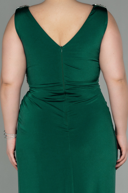 Robe Grande Taille Longue Émeraude ABU2931