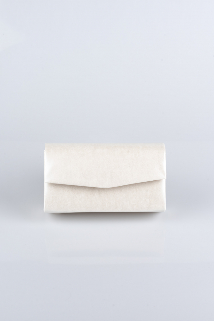 Sac De Soirée Luxe Cuir Blanc SH806