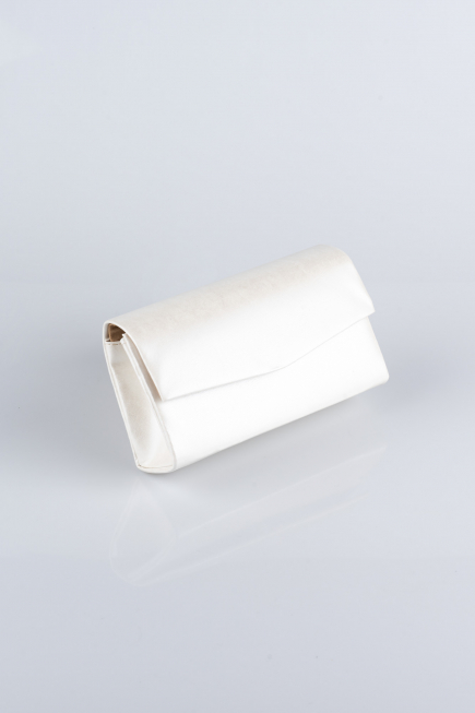 Sac De Soirée Luxe Cuir Blanc SH806