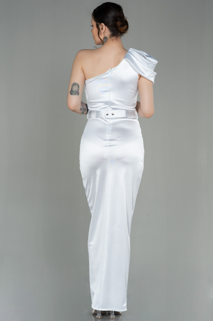 Robe de Soirée Longue Blanc ABU2982