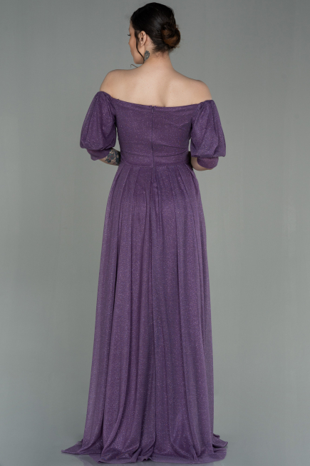 Robe de Soirée Longue Lavande ABU2983