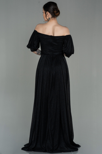 Robe de Soirée Longue Noir ABU2983
